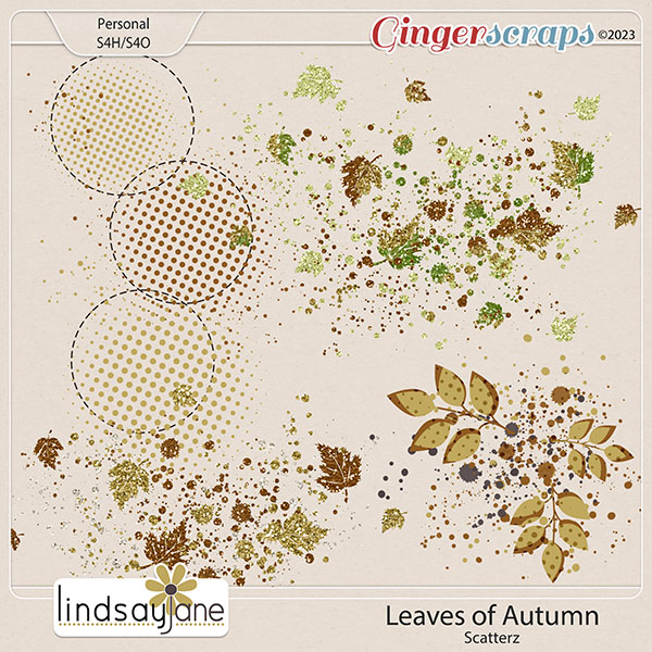 Leaves of Autumn Scatterz by Lindsay Jane