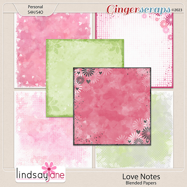 Love Notes Blended Papers by Lindsay Jane