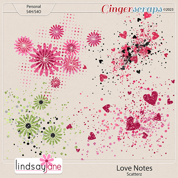 Love Notes Scatterz by Lindsay Jane