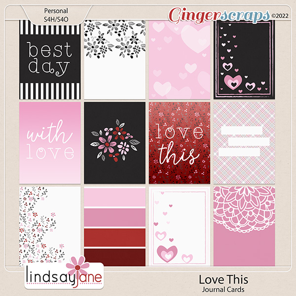 Love This Journal Cards by Lindsay Jane