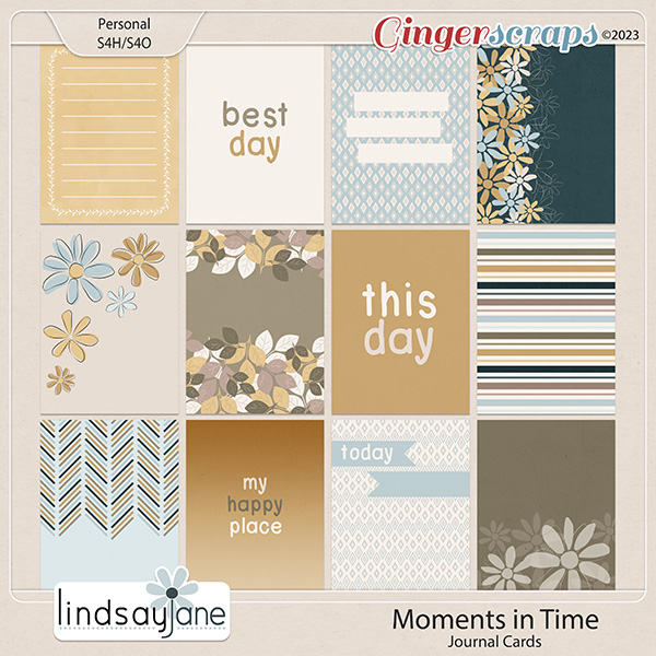 Moments in Time Journal Cards by Lindsay Jane