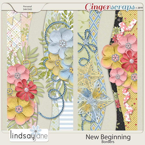 New Beginning Borders by Lindsay Jane
