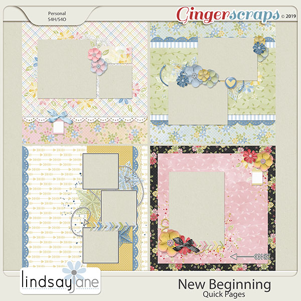 New Beginning Quick Pages by Lindsay Jane