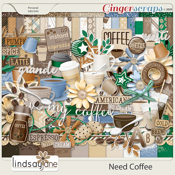Need Coffee by Lindsay Jane