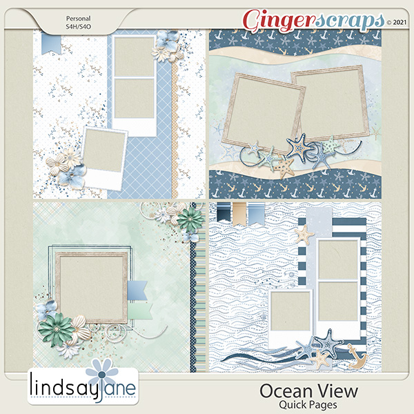 Ocean View Quick Pages by Lindsay Jane