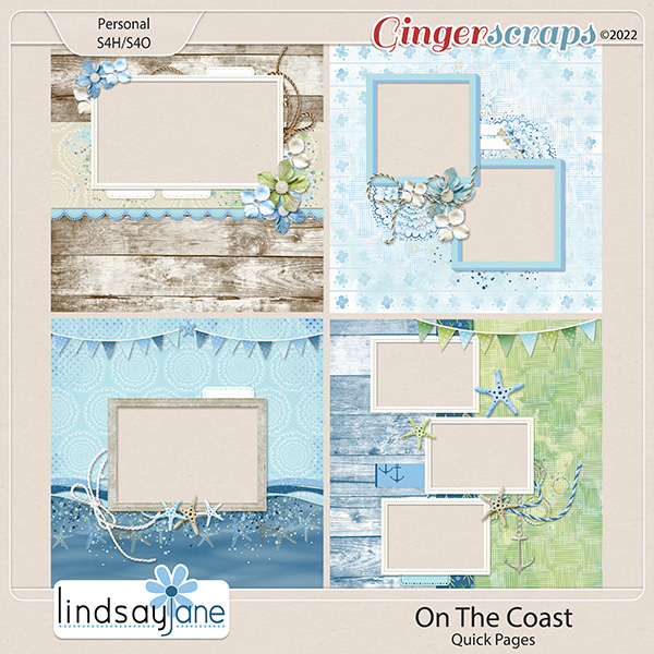 On The Coast Quick Pages by Lindsay Jane