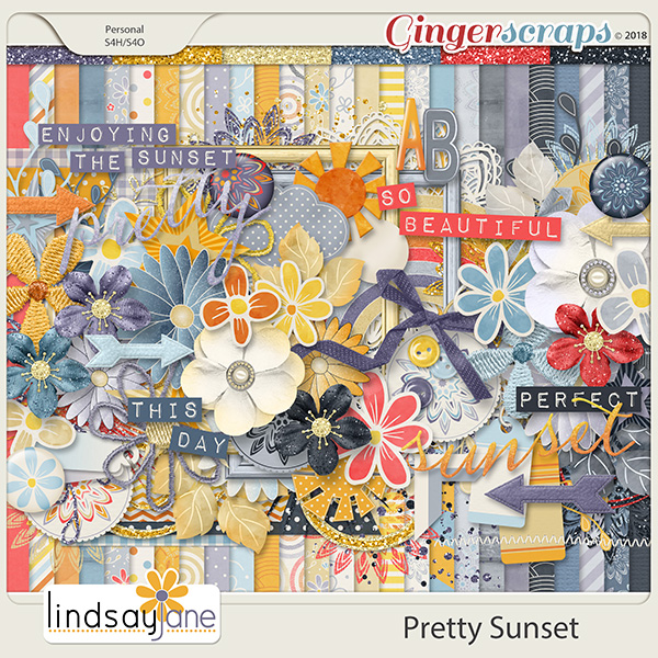 Pretty Sunset by Lindsay Jane