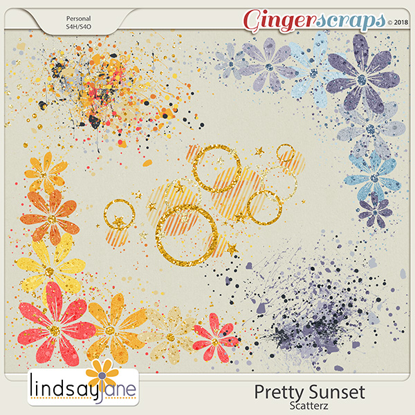 Pretty Sunset Scatterz by Lindsay Jane