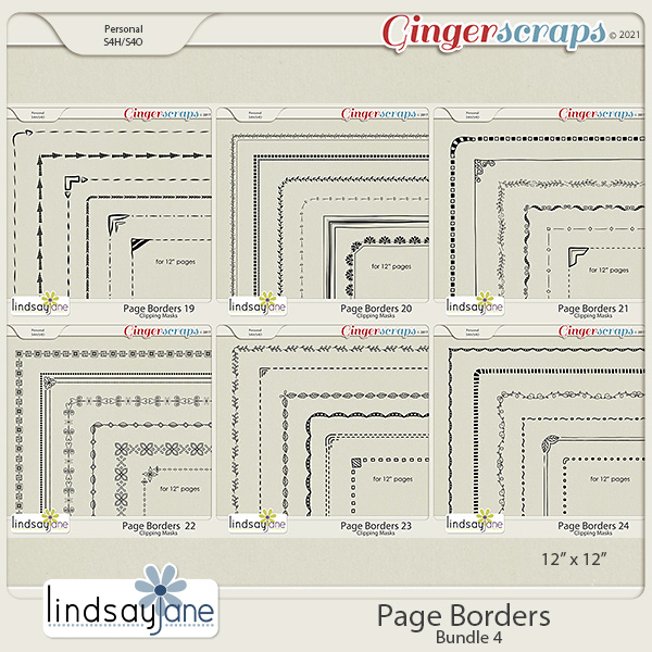 Page Borders Bundle 4 by Lindsay Jane