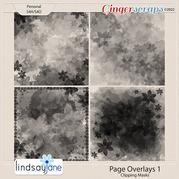 Page Overlays 1 by Lindsay Jane