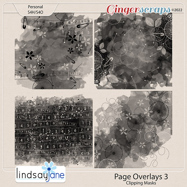 Page Overlays 3 by Lindsay Jane