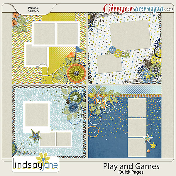 Play and Games Quick Pages by Lindsay Jane