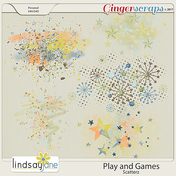 Play and Games Scatterz by Lindsay Jane