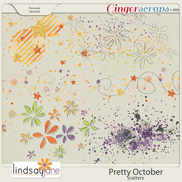 Pretty October Scatterz by Lindsay Jane