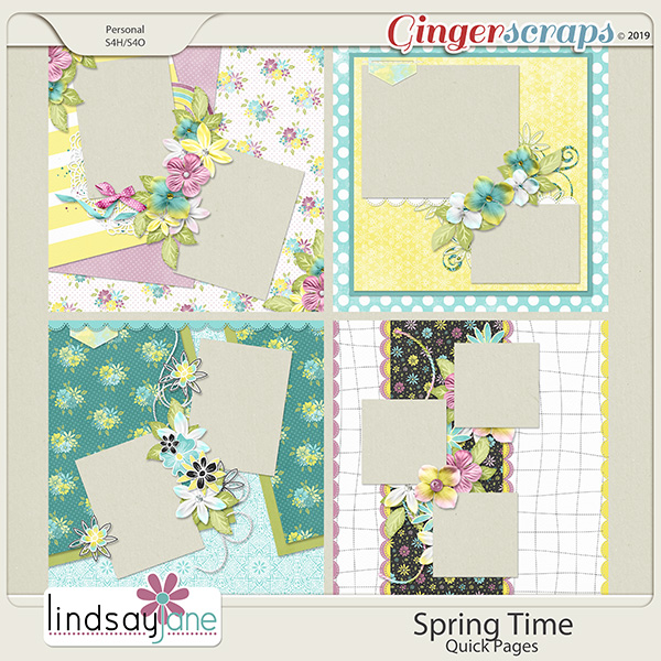 Spring Time Quick Pages by Lindsay Jane