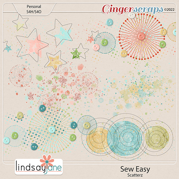 Sew Easy Scatterz by Lindsay Jane