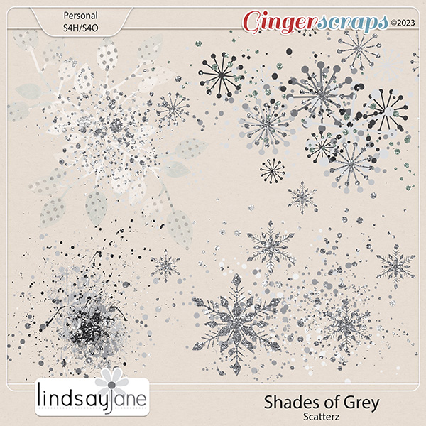 Shades of Grey Scatterz by Lindsay Jane