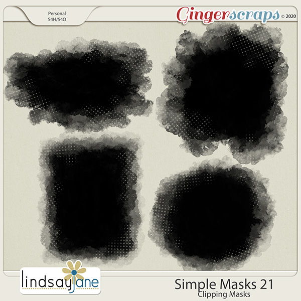 Simple Masks 21 by Lindsay Jane