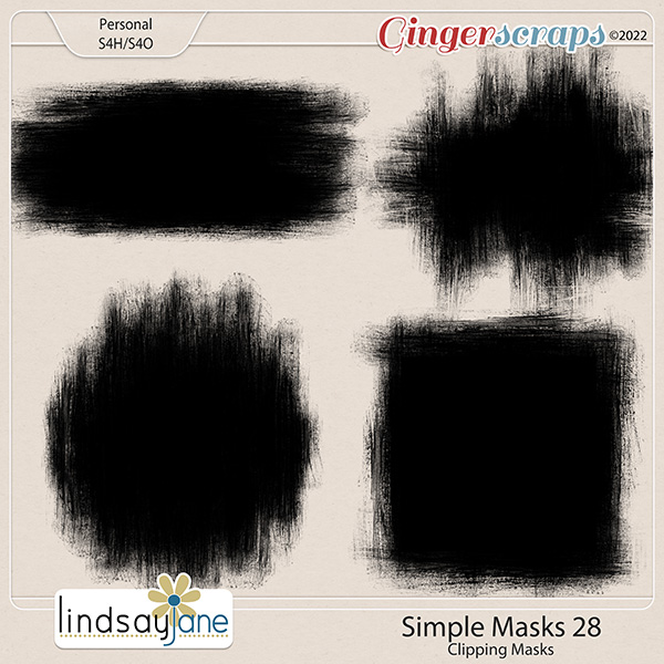 Simple Masks 28 by Lindsay Jane