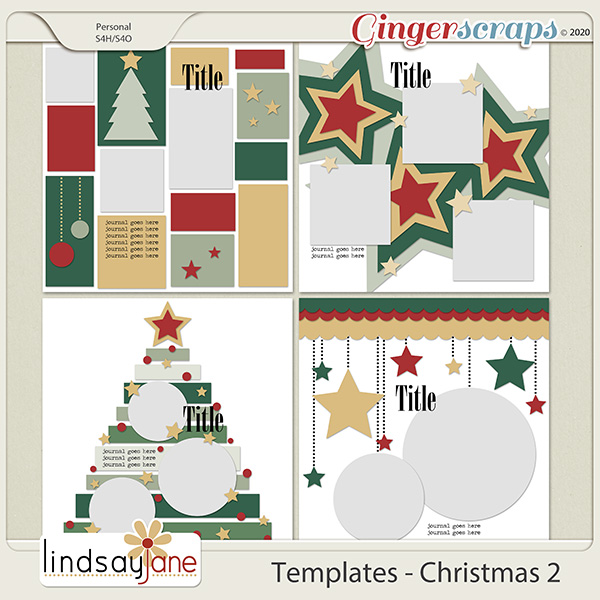Templates - Christmas 2 by Lindsay Jane