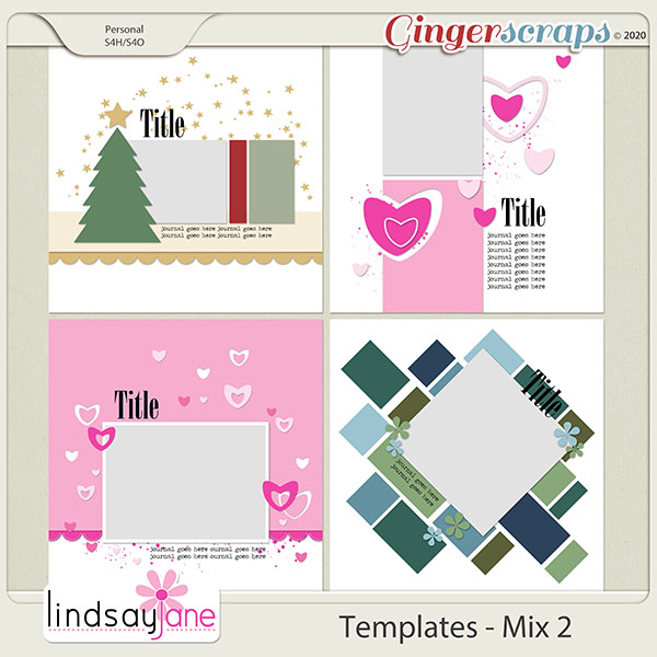 Templates - Mix 2 by Lindsay Jane