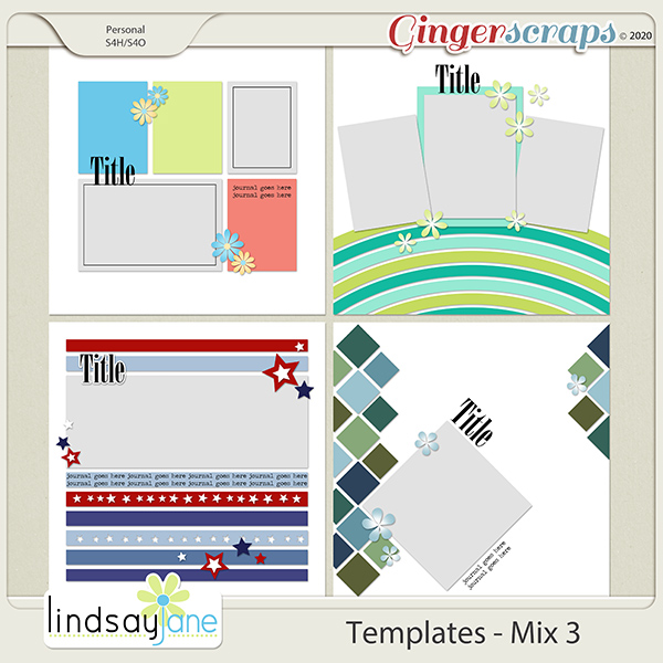 Templates - Mix 3 by Lindsay Jane