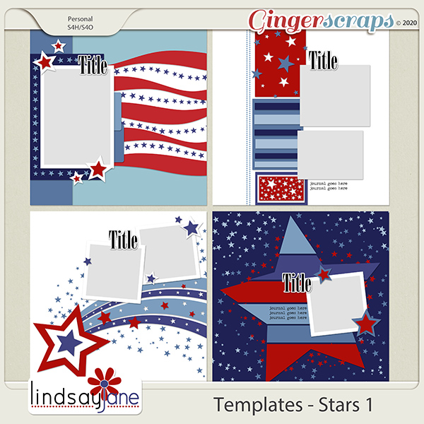Templates - Stars 1 by Lindsay Jane