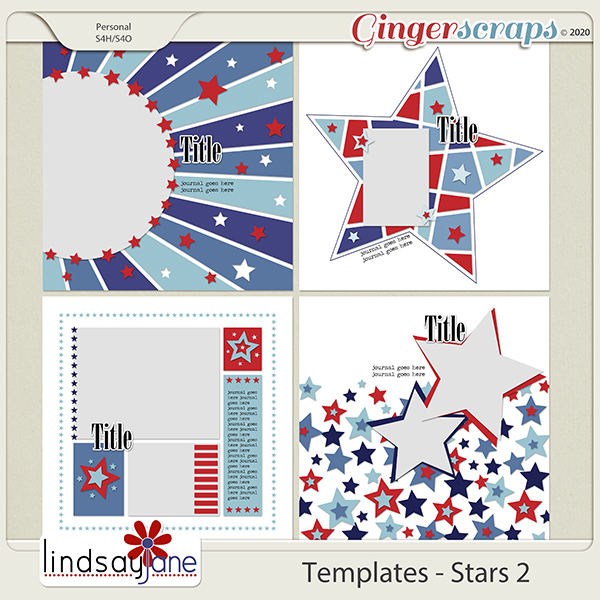Templates - Stars 2 by Lindsay Jane