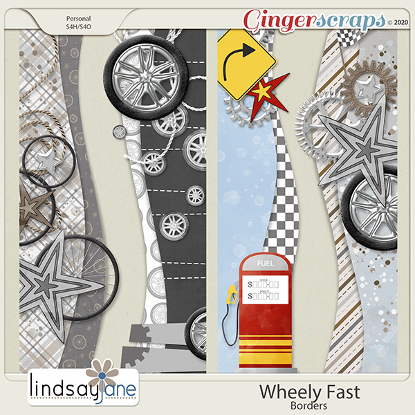 Wheely Fast Borders by Lindsay Jane