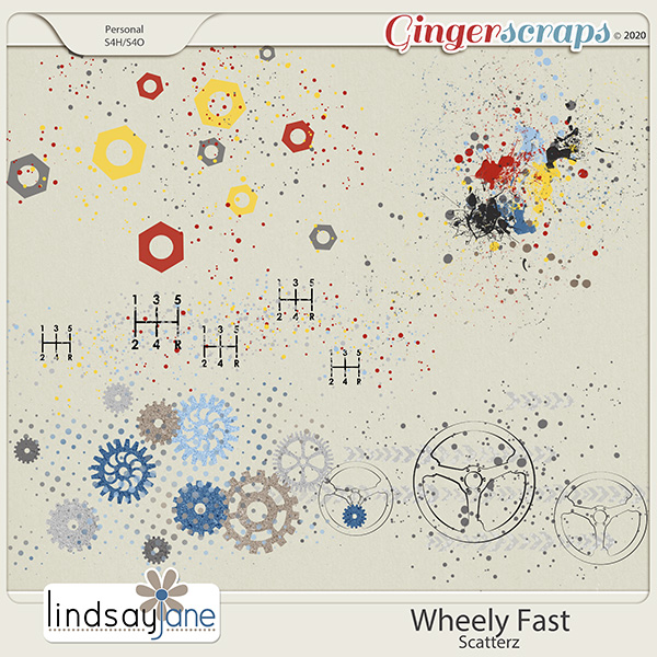 Wheely Fast Scatterz by Lindsay Jane
