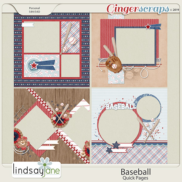 Baseball Quick Pages by Lindsay Jane