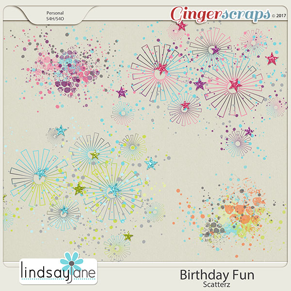 Birthday Fun Scatterz by Lindsay Jane