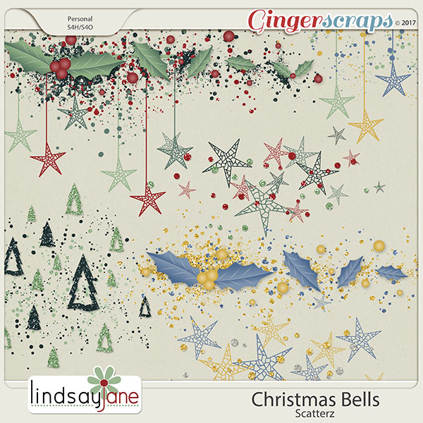 Christmas Bells Scatterz by Lindsay Jane