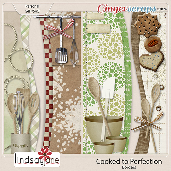 Cooked to Perfection Borders by Lindsay Jane