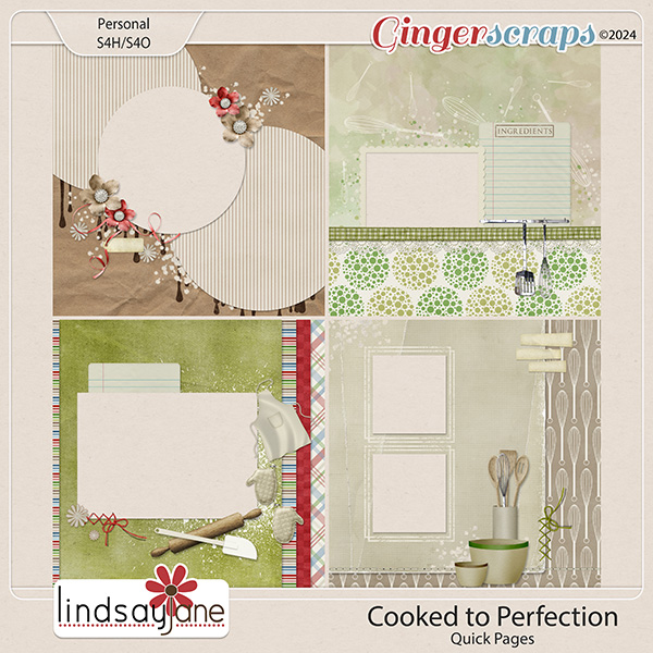 Cooked to Perfection Quick Pages by Lindsay Jane