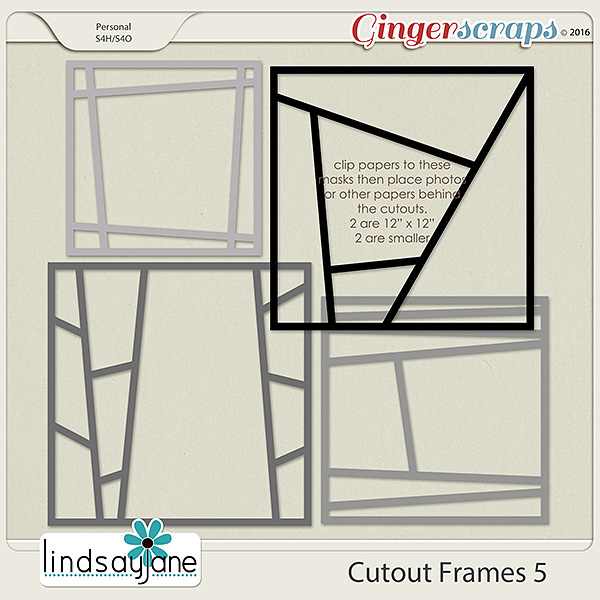 Cutout Frames 5 by Lindsay Jane