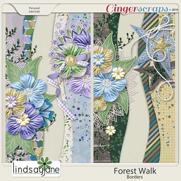 Forest Walk Borders by Lindsay Jane