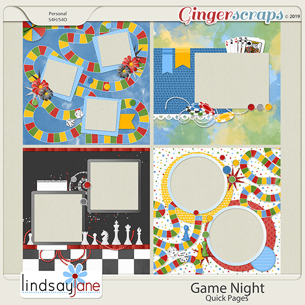 Game Night Quick Pages by Lindsay Jane