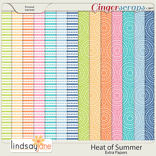 Heat of Summer Extra Papers by Lindsay Jane