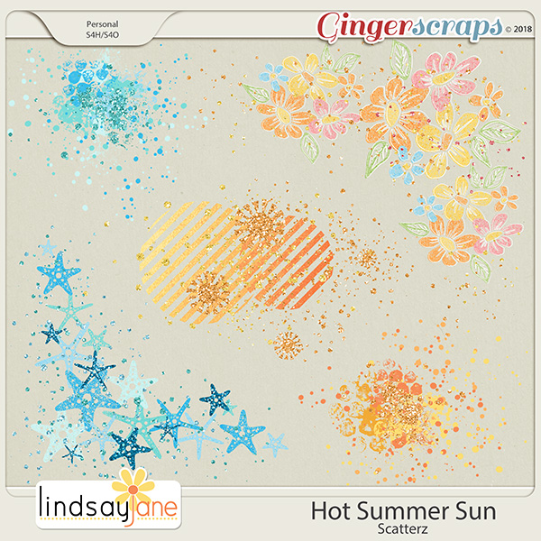 Hot Summer Sun Scatterz by Lindsay Jane