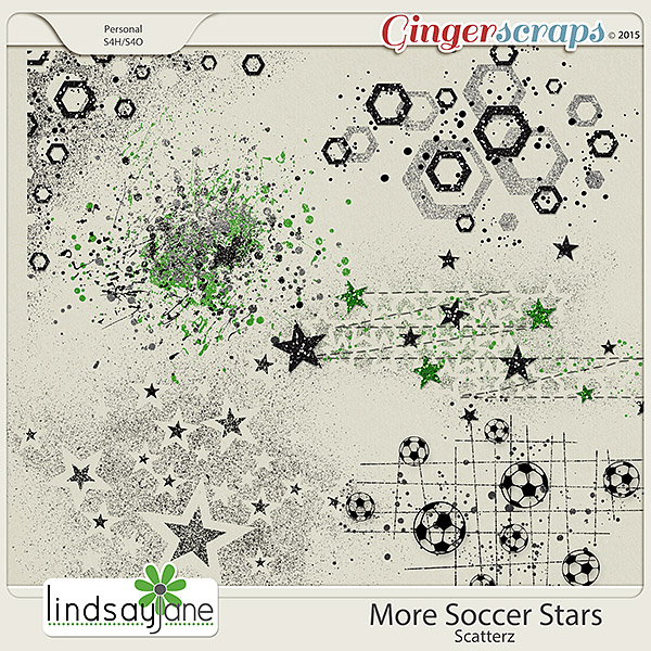 More Soccer Stars Scatterz by Lindsay Jane