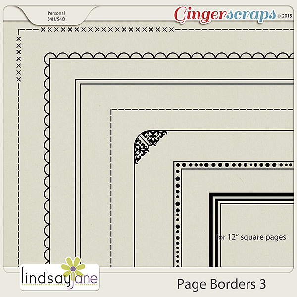 Page Borders 3 by Lindsay Jane