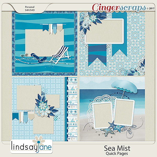 Sea Mist Quick Pages by Lindsay Jane