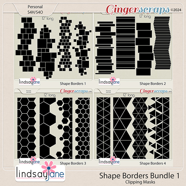 Shape Borders Bundle 1 by Lindsay Jane