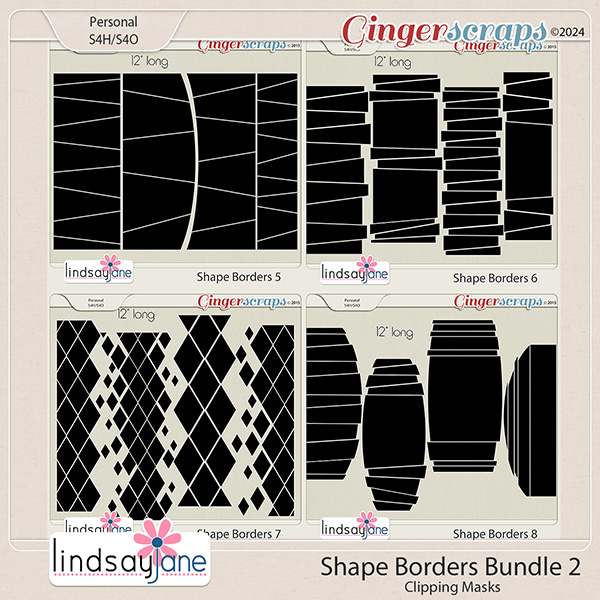 Shape Borders Bundle 2 by Lindsay Jane