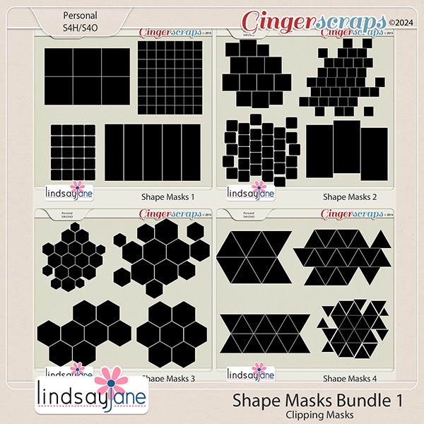 Shape Masks Bundle 1 by Lindsay Jane