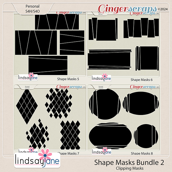 Shape Masks Bundle 2 by Lindsay Jane