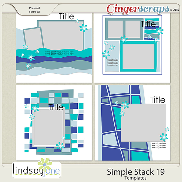 Simple Stack 19 Templates by Lindsay Jane
