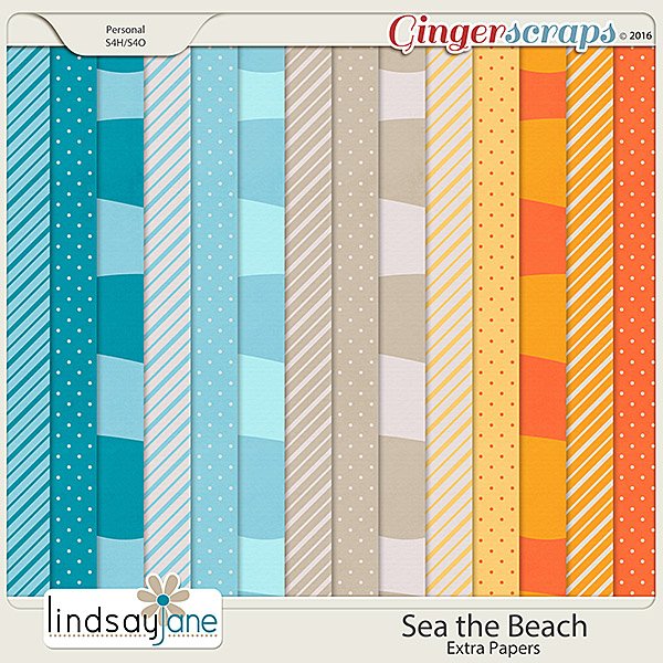 Sea the Beach Extra Papers by Lindsay Jane