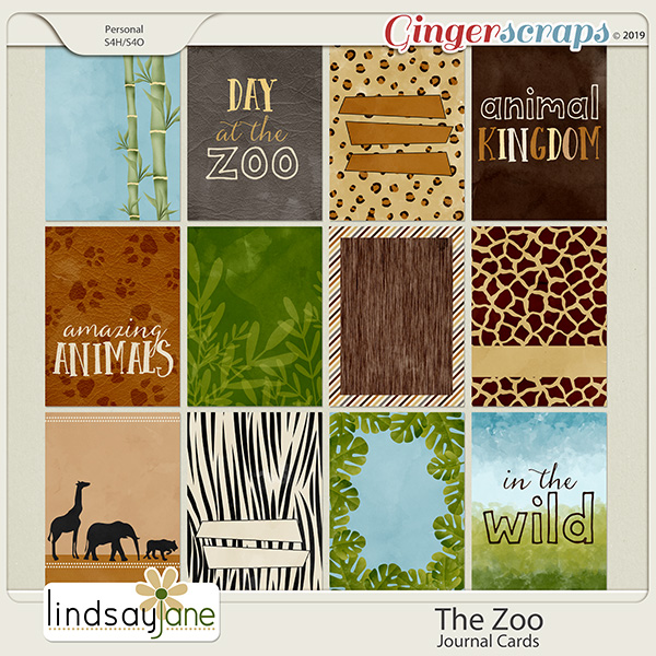 The Zoo Journal Cards by Lindsay Jane